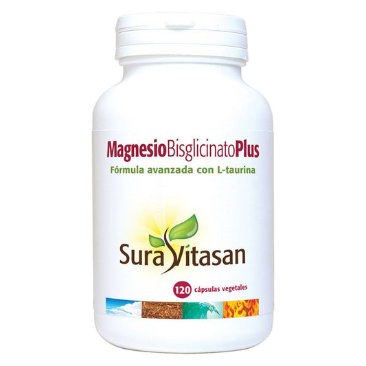 MAGNESIO BISGLICINATO PLUS SURAVITASAN 300mg 120cápsulas