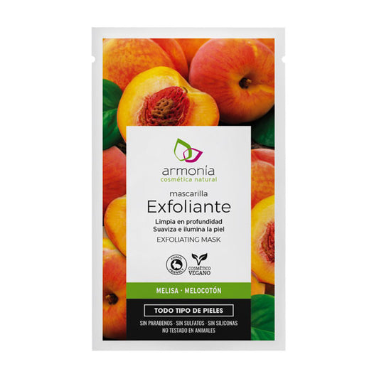 MONODOSIS EXFOLIANTE NATURAL MELISA Y MELOCOTÓN