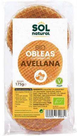 OBLEAS AVELLANA BIO 175gr