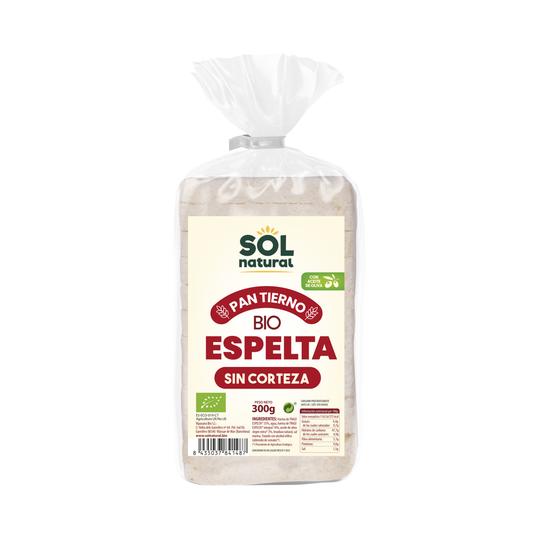 PAN TIERNO ESPELTA S/CORTEZA BIO 300gr