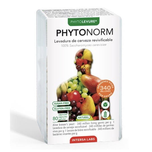 PHYTONORM LEVADURA REVIVIFICABLE 80cápsulas