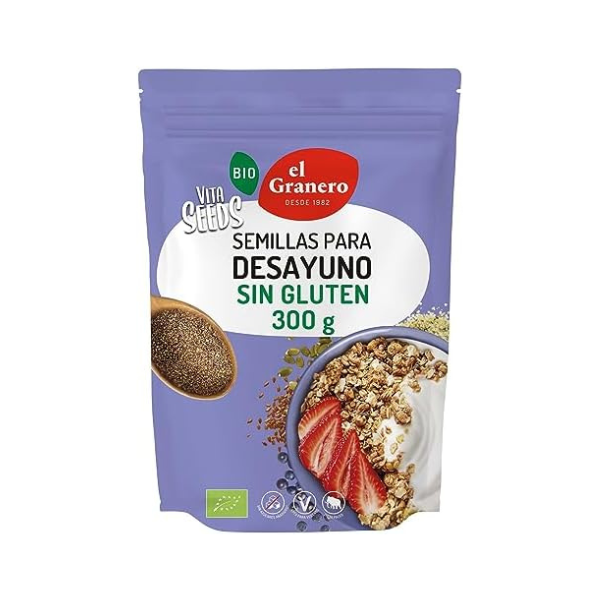 VITASEEDS LINO MOLIDO+CAÑAMO+GIRASOL+CALABAZA+SÉSAMO 300gr