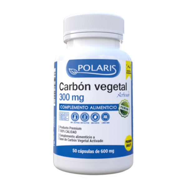 CARBON VEGETAL 300mg 50cápsulas