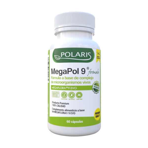 MEGAPOL 9 EVO PROBIOTICO 300mg 60cápsulas