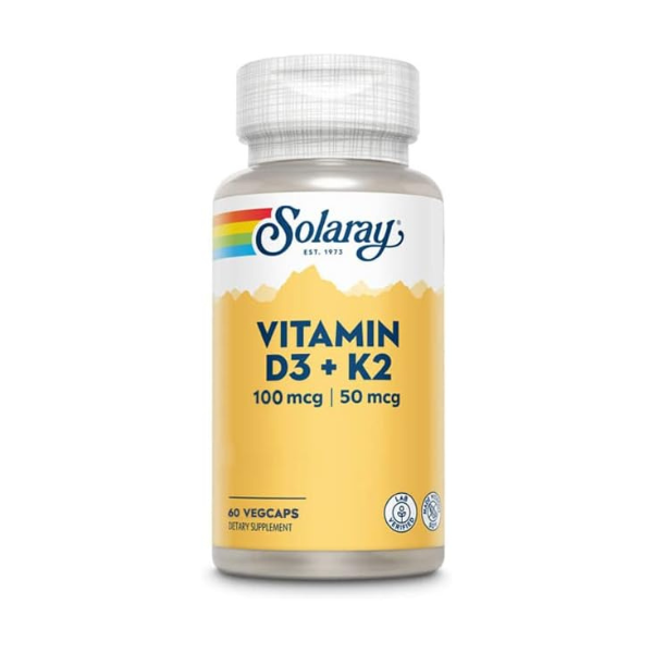 VITAMINA D3&K2 SOLARAY 60cápsulas