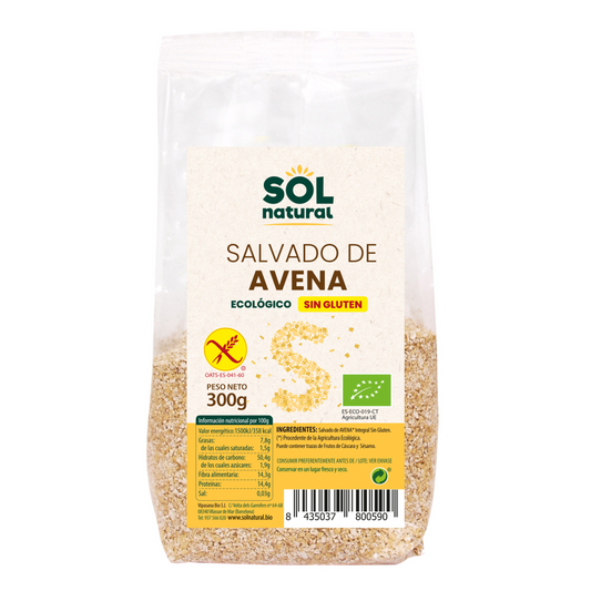 SALVADO AVENA SIN GLUTEN BIO 300gr