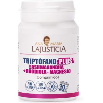 TRIPTOFANO PLUS ASHWAGANDHA+RHODIOLA+MAGNESIO 60comprimidos