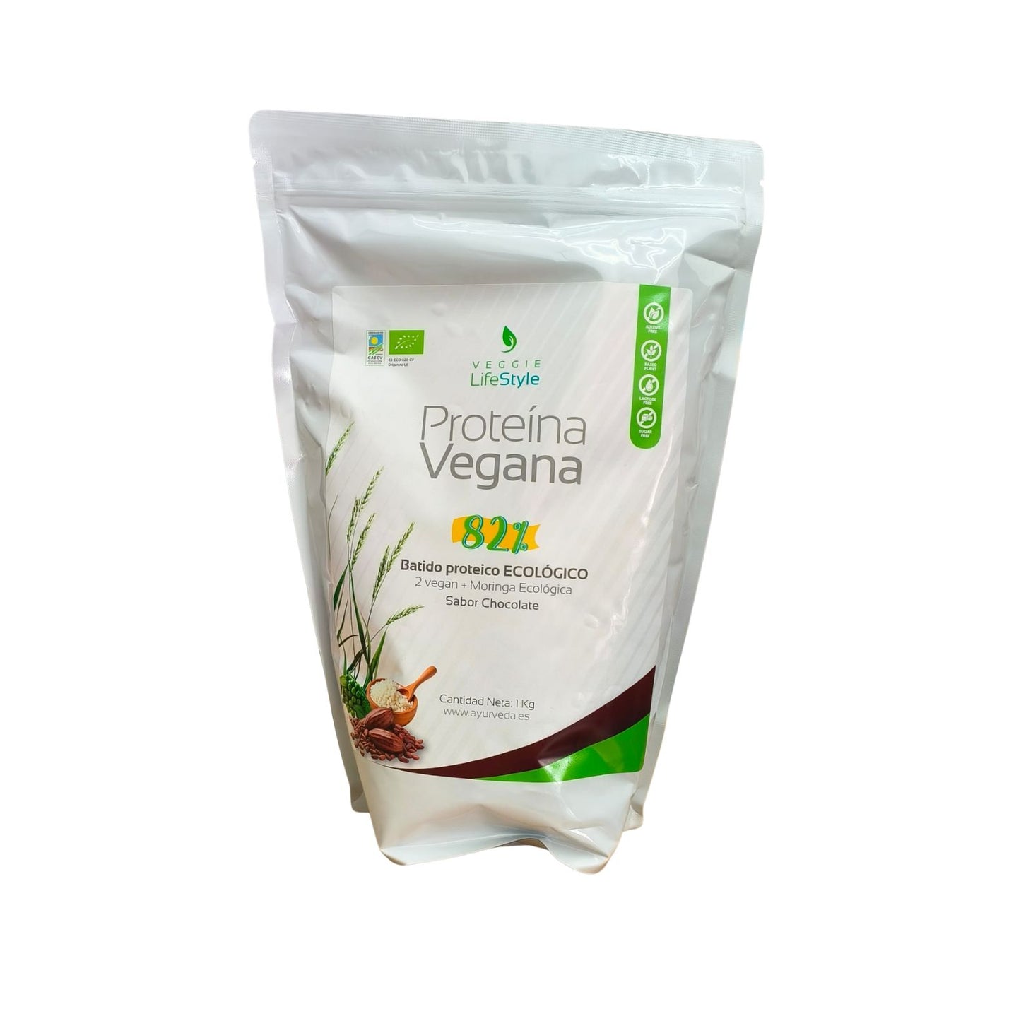 PROTEINA VEGANA & MORINGA CACO 1kg