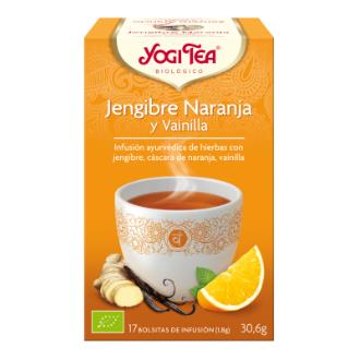 YOGI TEA JENGIBRE NARANJA Y VAINILLA