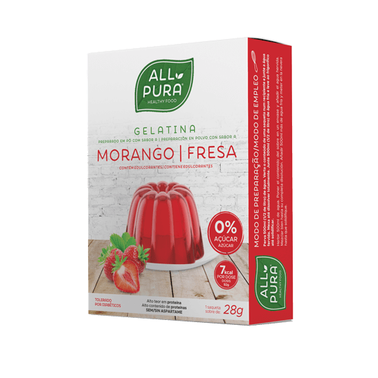 GELATINA ZERO FRESA 28gr