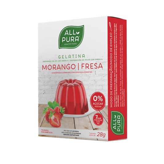 GELATINA ZERO FRESA 28gr