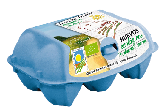 HUEVOS ECOLÓGICOS BLANCOS 6unidades